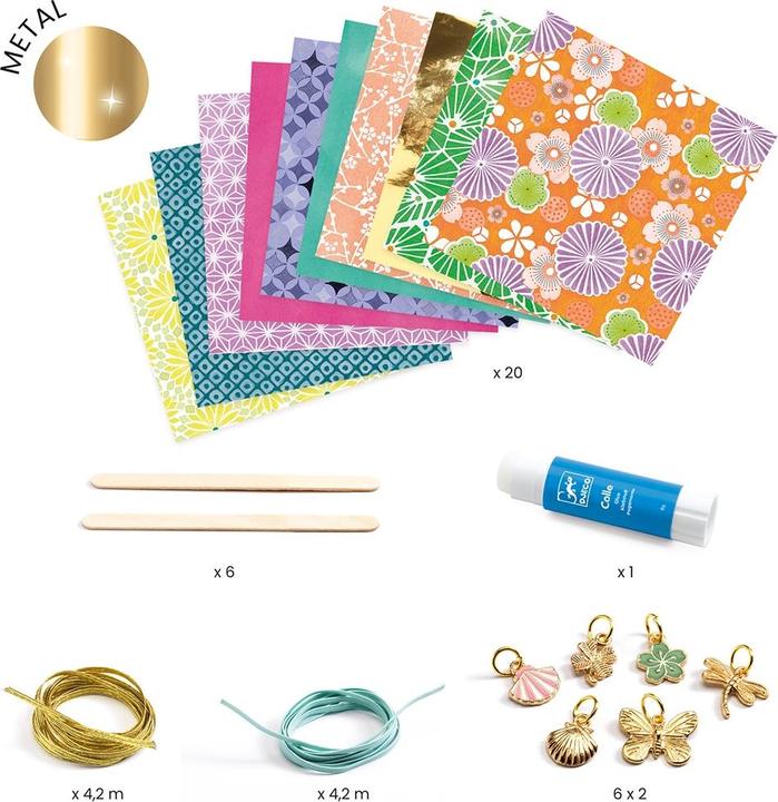 Produktbild Djeco Papierperlen und Armbänder