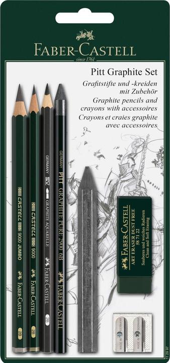 Pitt Graphite Set (2B, 6B, 5 x)