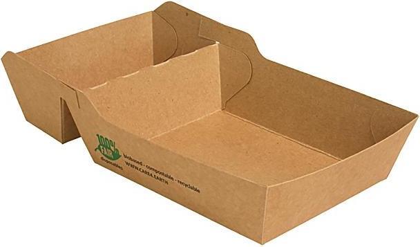 Actual product image Papstar French fries trays "pure" -split "100% Fair" extra large (80 x)