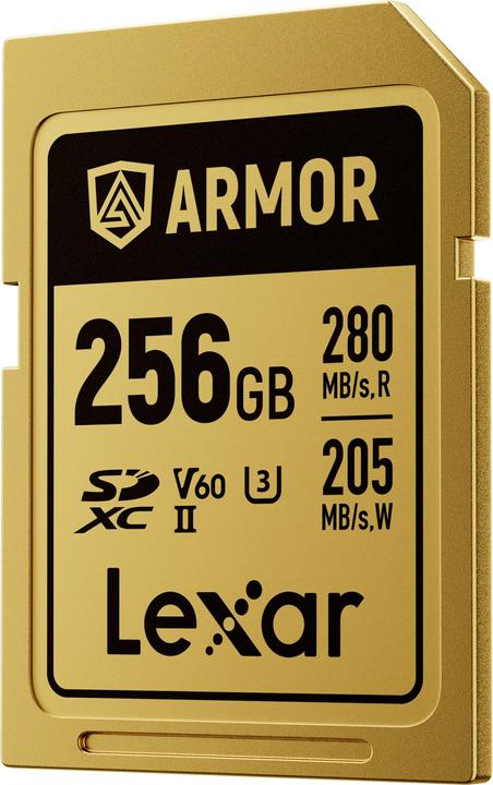 Image du produit Lexar Armor Gold (256 Go, SDXC, U3, UHS-II)