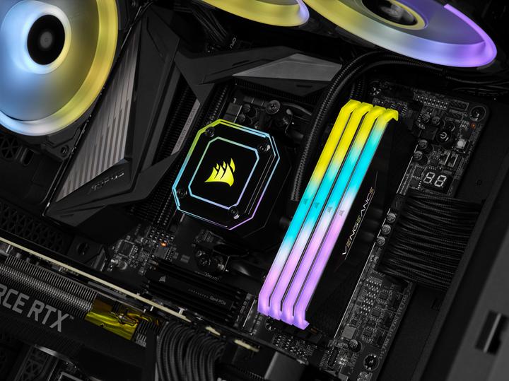 Actual product image Corsair Vengeance RGB RT (2 x 8GB, 3200 MHz, DDR4-RAM, DIMM)