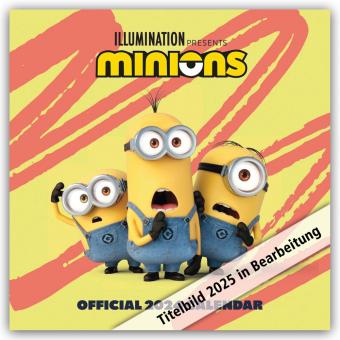 Actual product image Minions - Despicable Me 4 - I Simply Incorrigible 4 - Official Calendar 2025 (305 x 305 mm, German, English)