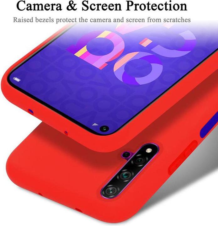 Produktbild Cadorabo TPU Liquid Silicone Case Cover (LG K20, Huawei Nova 5T, TCL 20S)