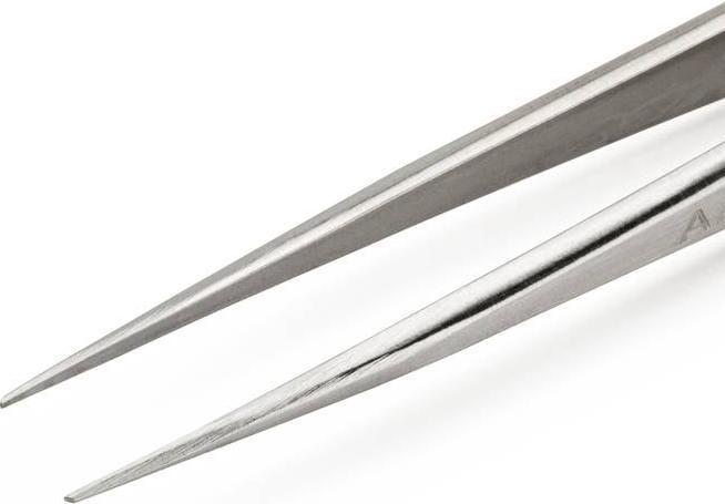Actual product image Weller Erem Erem Stainless Steel Tweezers, 125 mm Straight, Pointed Tip Anti-Magnetic