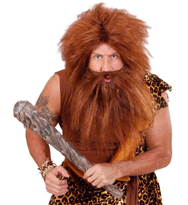 Image du produit Widmann Perruque brune avec barbe (Taille unique)