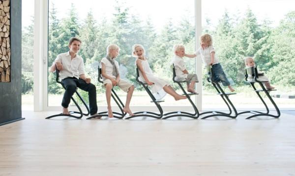 Actual product image Leander High chair excl. bracket walnut (Highchair)