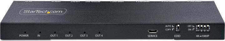 Actual product image StarTech .com 4 Port HDMI Splitter, 4K 60Hz HDMI 2.0 Video, 2.50cm (1") 4 Out HDMI Splitter, 4K HDMI Splitter