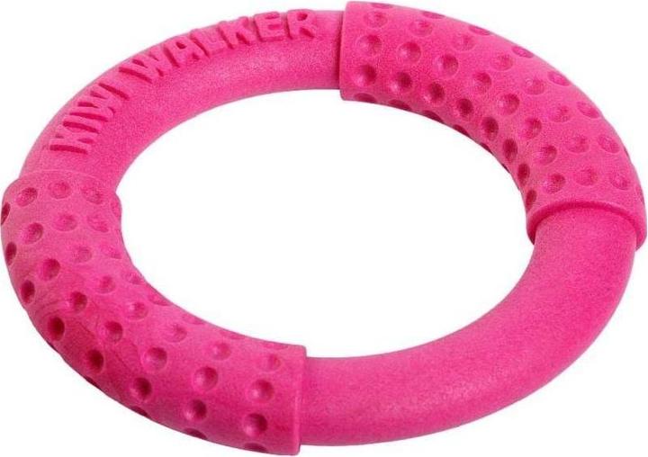 Kiwi Walker Dog Toy Ring Pink, S, Ø 13 cm (Litter toy dog)