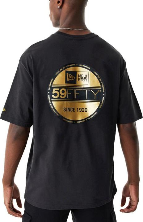 New Era Oversize Shirt - 59FIFTY STICKER schwarz - M (M)