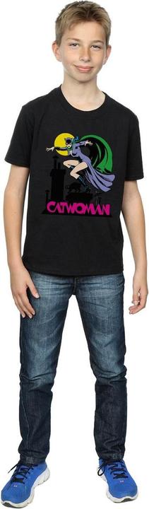 Actual product image Boys Catwoman Text Logo T-Shirt (140, 146)