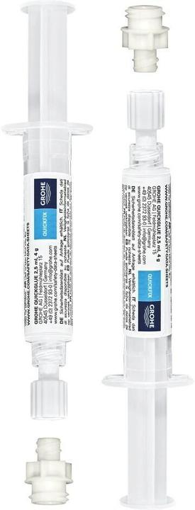 Image du produit Grohe QuickGlue A2 pour accessoires QuickFix avec deux rondelles de fixation (50 g)