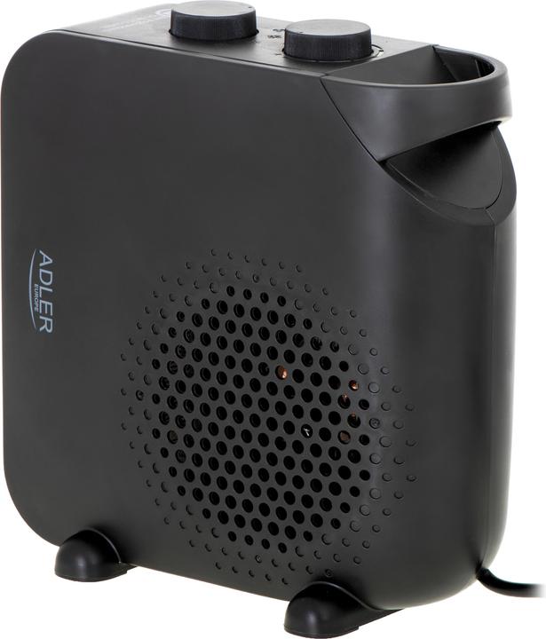 Produktbild Adler Heater AD 7725b Fan heater, 2000 W, Number of power levels 2, Juodas (2000 W)