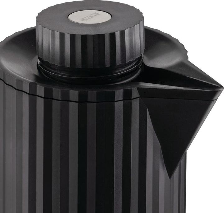 Image du produit Alessi Pichet isolant PLISSÃ‰ noir (1 l)