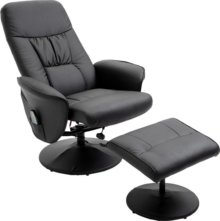 Homcom Massagestuhl mit Fusshocker und Fernbedienung