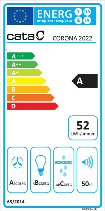 Energy Label Cata CORONA X 80