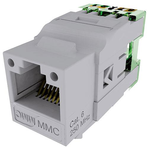 Actual product image Multimedia Connect Keystone Jack BC CAT6 unshielded (Keystone module)