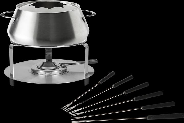 Produktbild Stöckli Fonduegarnitur Set silberfarben (Fondue Bourguignonne, Fondue Chinoise)