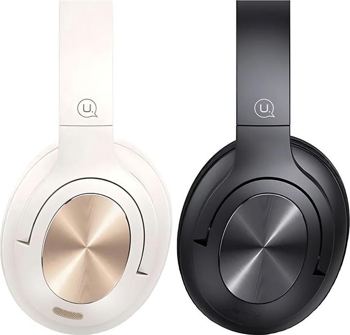 Produktbild Usams Słuchawki nauszne Bluetooth 5.3 US-YH Series czarny/black TDLYEJYS01 (USAMS-YH21) (ANC, 70 h, Kabelgebunden)