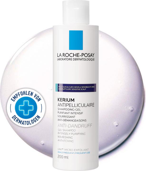 Image du produit La Roche Posay Kerium (200 ml, Shampoing liquide)