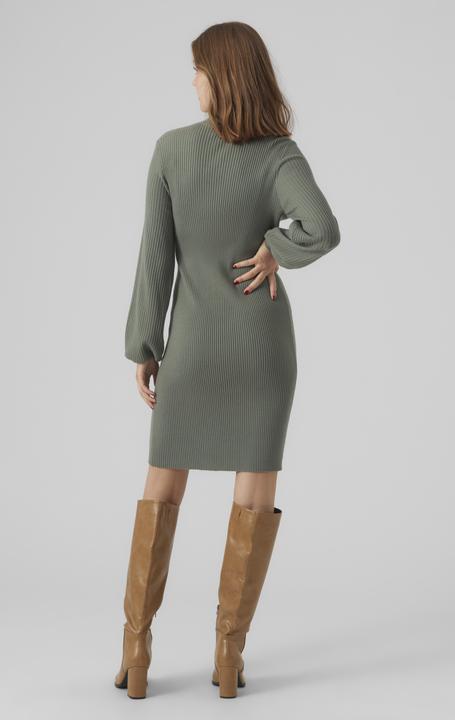 Produktbild Vero Moda VMRAINA LS HIGHNECK ABOVE KNEE DRESS GA Strickkleid (XL)