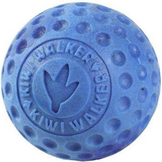 Actual product image Kiwi Walker Dog Toy Ball Blue, M, Ø 8 cm (Dog chew toy)