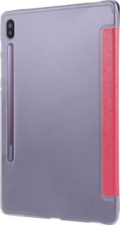 Produktbild König Design Schutz Tablet Hülle für Samsung Galaxy Tab S7 Case Cover Klapp Tasche Etuis Rot (Galaxy Tab S7)