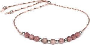 Actual product image Agato Cord leg bracelet with rhodonite HE27R3S-LP
