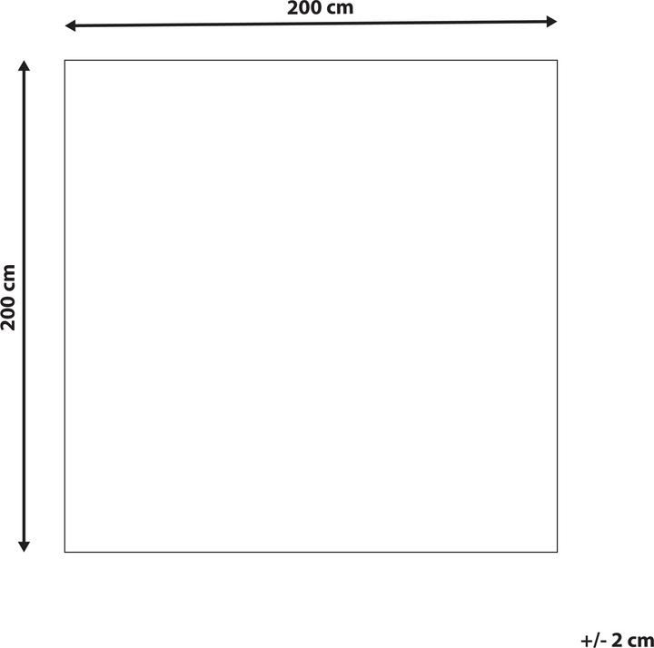 Actual product image Beliani Demre (200 x 200 cm)