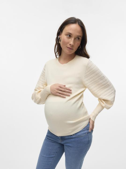 Actual product image Vero Moda Maternity Regular fit Round neck Long cuffs Pullover Knitted top (S)