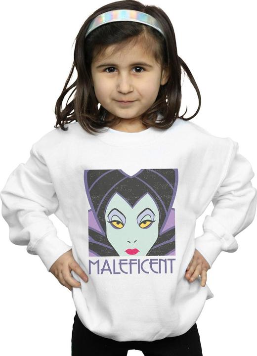 Immagine prodotto Disney Maleficent Cropped Head Felpa Ragazze (140, 146)