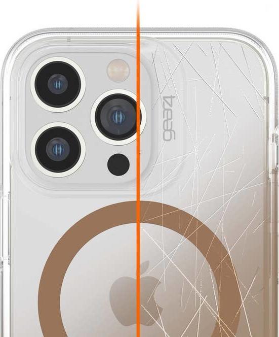 Produktbild gear4 Back Cover D3O Crystal Snap Milan iPhone 13 Pro Gold (Apple iPhone 13 Pro)