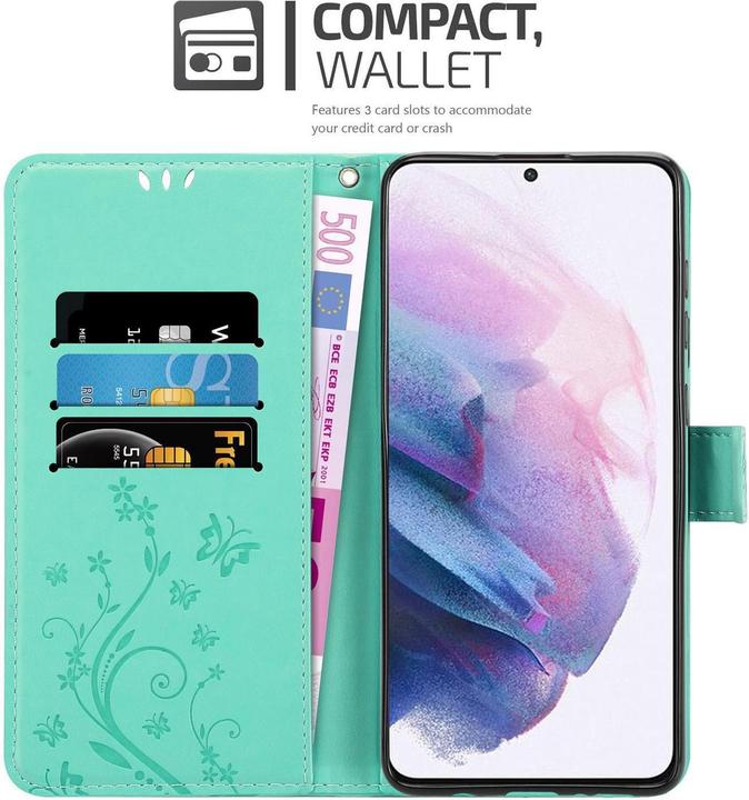 Immagine prodotto Cadorabo Copertina del libro a fiori (Samsung Galaxy S21+)