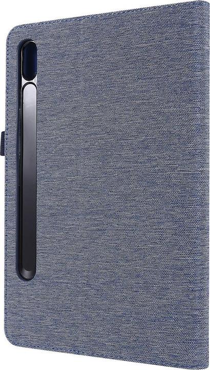 Produktbild König Design Schutz Tablet Hülle für Samsung Galaxy Tab S7 FE Case Cover Tasche Etuis Blau (Galaxy Tab S7 FE)
