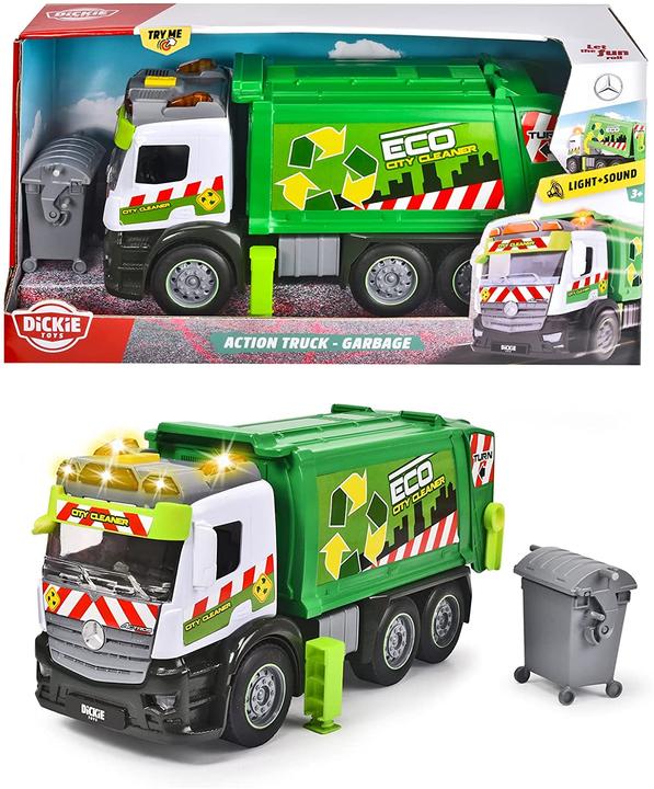 Actual product image Dickie Action Truck - garbage truck