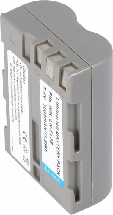 Actual product image AccuCell Battery suitable for Nikon D300 (Rechargeable battery)