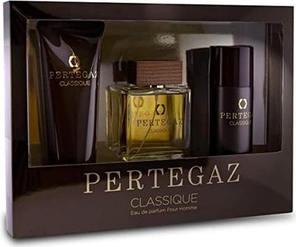 Image du produit Pertegaz Coffret Saphir Classique Pour Homme Edp 100Ml + 230Ml + Déodorant Roll-On 150Ml (Set parfum)