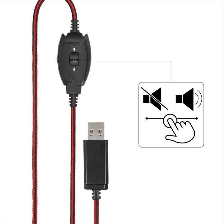 Actual product image Hama HS-USB400 (Cable)