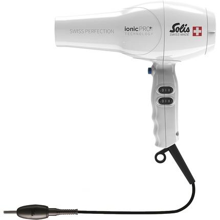 Actual product image Solis Swiss Perfection 360º ionic PRO weiss Profi-Haartrockner von mit 50% mehr Luftdruck (440)