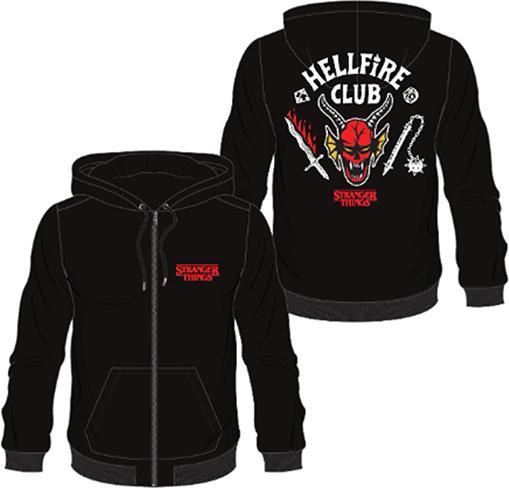 Difuzed STRANGER THINGS - Hellfire Club - Pull à Capuche Homme (XL) (XL)