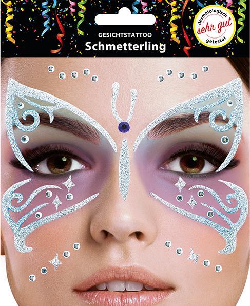 Produktbild Sombo Gesichts Tattoo Schmetterling