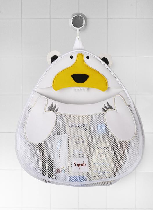 Immagine prodotto 3 Sprouts Borsa da appendere per gli utensili da bagno con un simpatico motivo di animali.