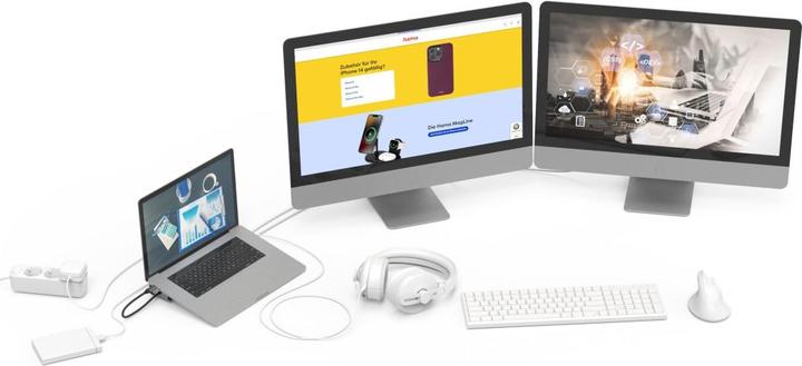 Produktbild Hama Connect2Office Basic V2 (USB-C, 9 Ports)