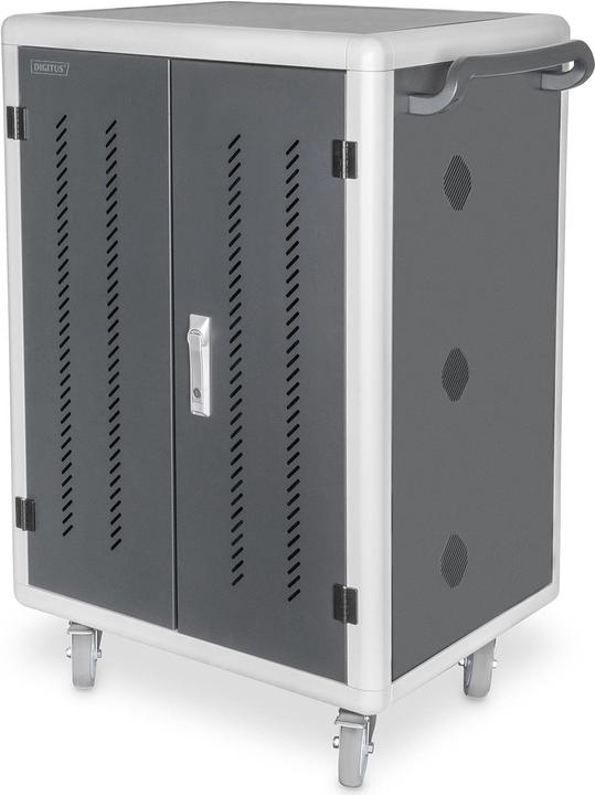 Produktbild Digitus Mobiler Ladeschrank, 15.6", USB-C 30 Ladestationen, PDU, Lüfter, 1260 x 824 x 650 mm