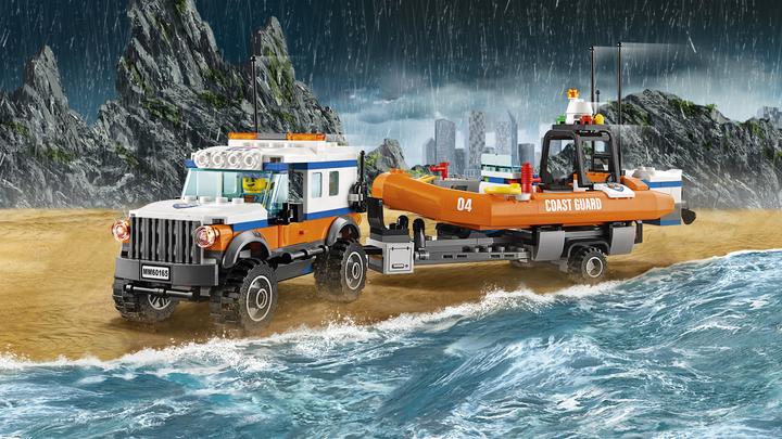 Produktbild LEGO Geländewagen mit Rettungsboot (60165, LEGO City)