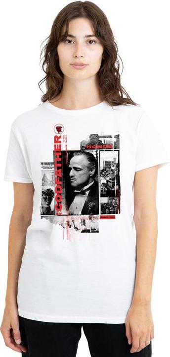 Actual product image The Godfather Unisex Adult Don Vito Corleone Collage T-Shirt (L)