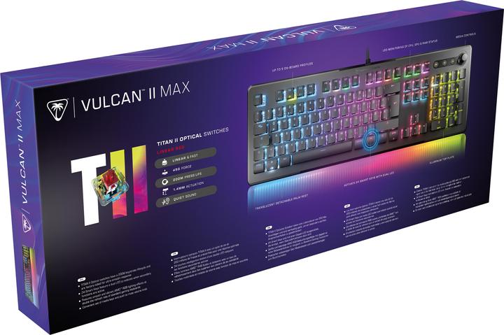Actual product image Turtle Beach Vulcan II Max gaming keyboard, black (DE, Cable)