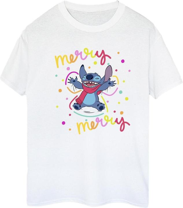 Image du produit Disney - T-shirt LILO & STITCH MERRY RAINBOW - Femme (4XL)