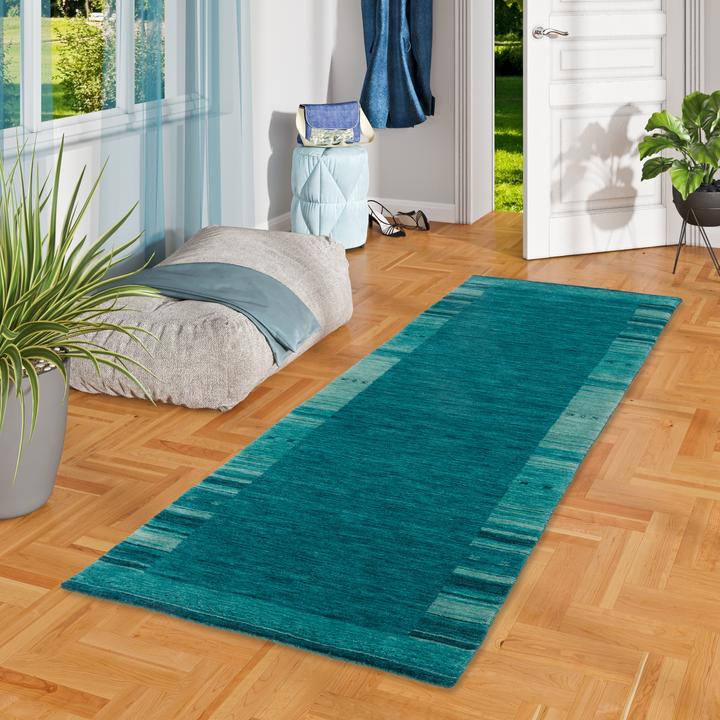 Produktbild Pergamon Natur Wolle Teppich Gabbeh Esta Läufer (70 x 300 cm)
