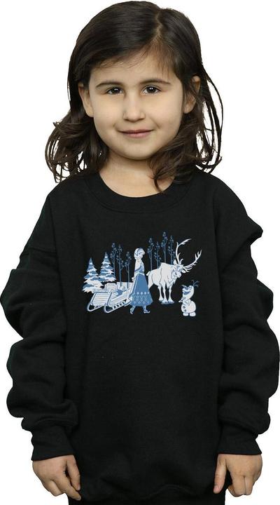 Image du produit Disney - Sweat FROZEN ANNA SVEN AND OLAF - Fille (128)