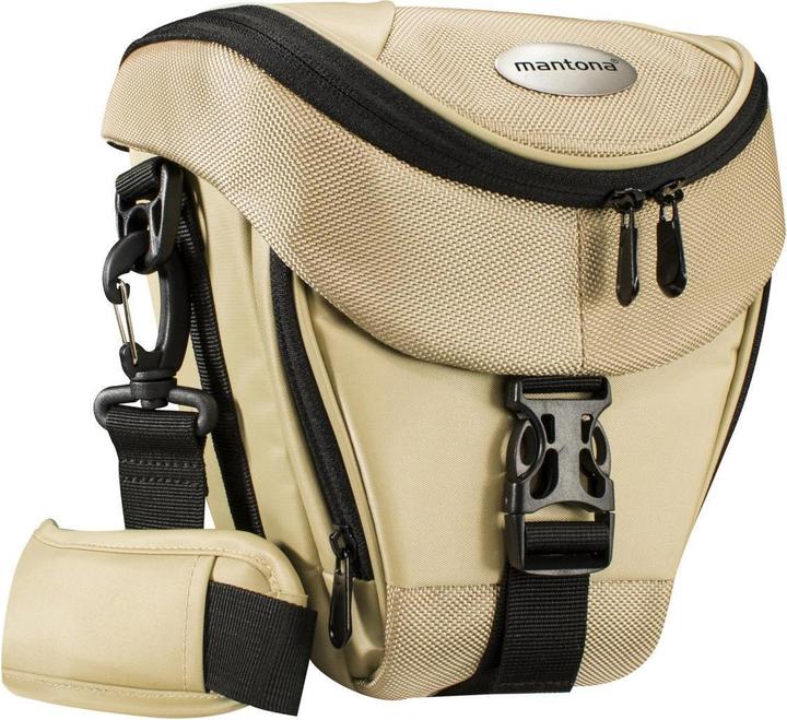 Produktbild mantona Premium Colttasche sand (Kamera Schultertasche, Kamera Bereitschaftstasche, 6.56 l)